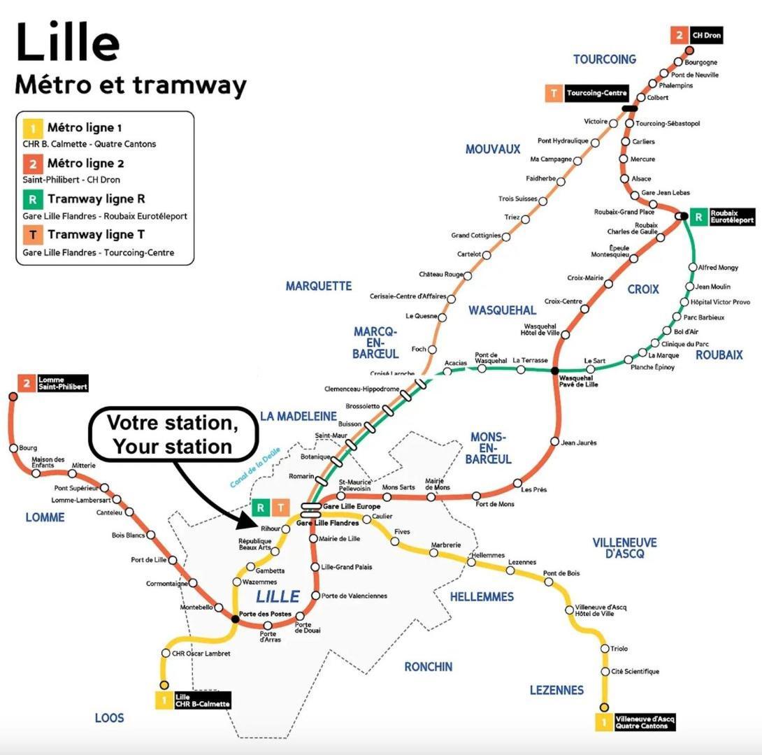 Апартаменты Vieux Lille Triplex De 100 M2 Экстерьер фото